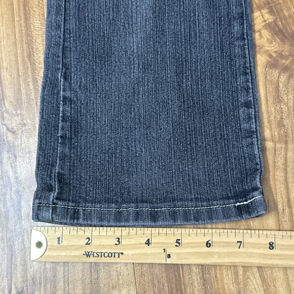 Paco Jeans Y2K Womens Juniors Black Pockets Casual Size 5/32 INCH INSEAM - Picture 8 of 9